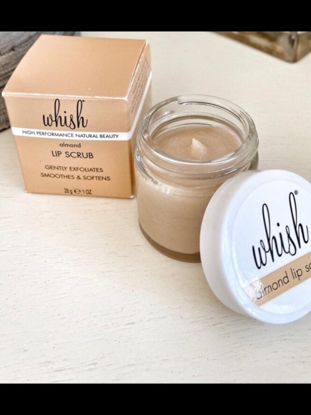 NEW Whish Almond Lip Scrub